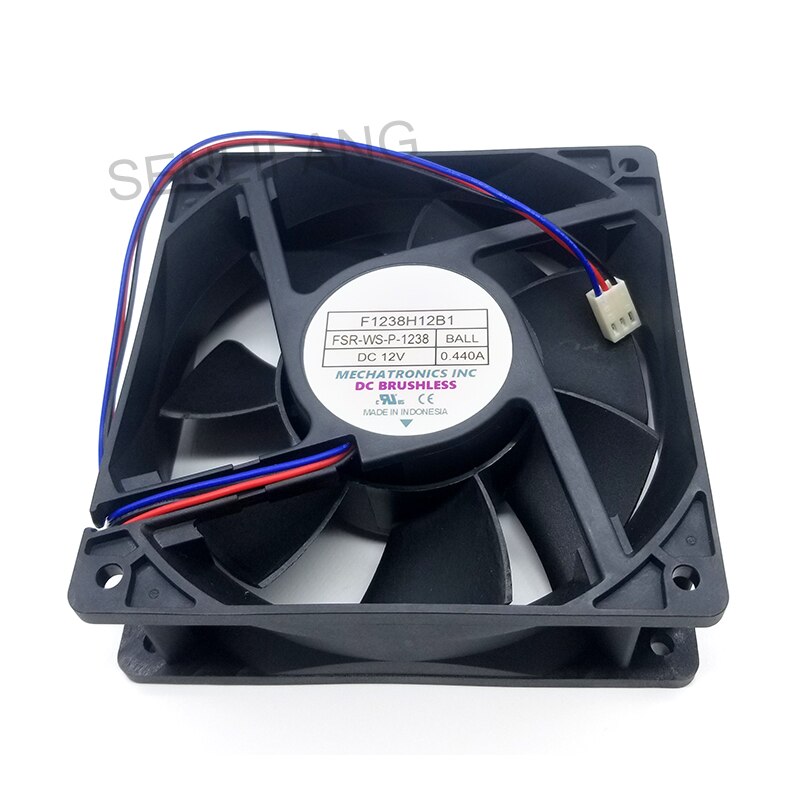 ǰ F1238H12B1 DC 12V 0.440A 3 ̾, 120x120x38mm   